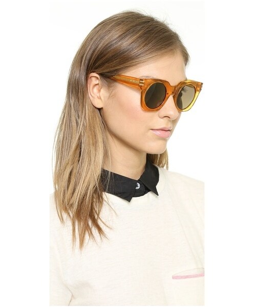 MARC JACOBS（マークジェイコブス）の「Marc Jacobs Sunglasses Transparent Sunglasses（サングラス・Transparent Orange・One Size）」の2枚目の写真