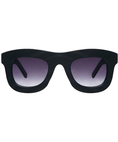 asos（エイソス）の「ASOS Chunky Flat Front Retro Sunglasses（サングラス・black・One Size）」の5枚目の写真