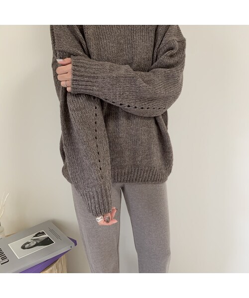 no brand(ノーブランド)の「アルパカクロシェットニット(ニット/セーター・レディース・その他)」の8枚目の写真