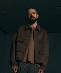 LIDNM | MELANGE WOOL BLOUSON(ブルゾン)