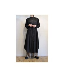 RehersalL | ギャザリングシャツドレス(シャツワンピース)