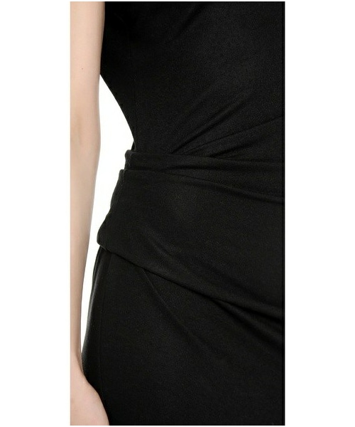 ⚠️【HELMUT LANGヘルムートラング シルクワンピース サイズ0】 HELMUT LANG（ヘルムートラング）ワンピース 黒 サイズ:XS