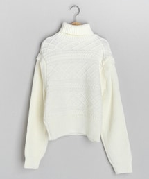 DHOLIC | タートルネックツイストニット(ニット/セーター)