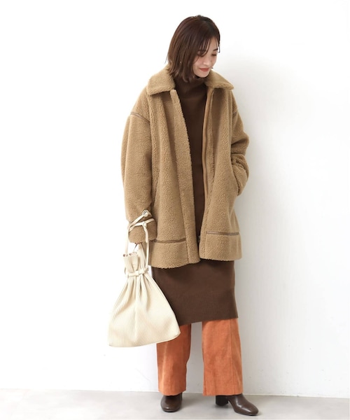 B.C STOCK（ベーセーストック）の「B3 ボアパイピングブルゾン