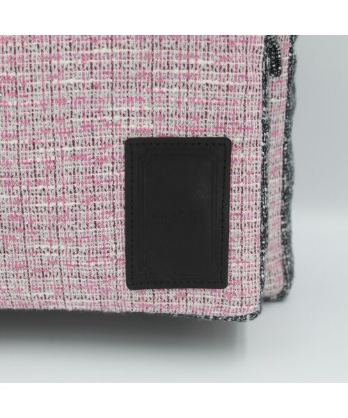 no brand（ノーブランド）の「Wスクエアショルダーバッグ／ピンク／品番：HB70B【送料無料・代引き手数料無料】（ショルダーバッグ・レディース・その他）」の2枚目の写真
