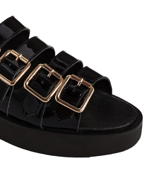 F-TROUPE（エフトゥループ）の「F-Troupe 4 Strap Flatform Sandals（サンダル・レディース・black・US 7/US 5/US 8/US 6/US 9）」の4枚目の写真