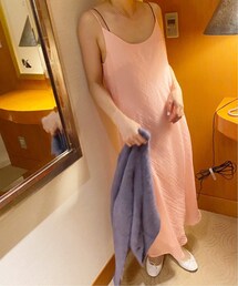 EDIT. FOR LULU（エディットフォールル）の「《予約》シルクナイロン シアーキャミソールドレス（ワンピース/ドレス）」