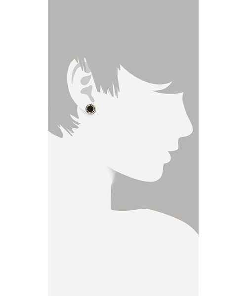 Marc by Marc Jacobs（マークバイマークジェイコブス）の「Marc by Marc Jacobs Logo Disc Stud Earrings（ピアス（両耳用）・Cream/Black (Oro)・One Size）」の17枚目の写真