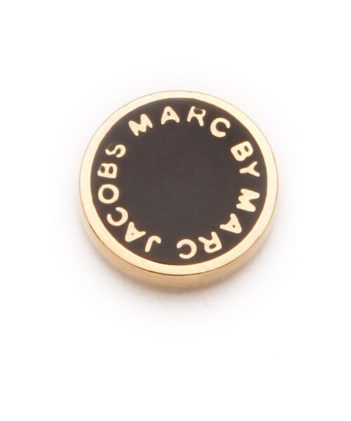 Marc by Marc Jacobs（マークバイマークジェイコブス）の「Marc by Marc Jacobs Logo Disc Stud Earrings（ピアス（両耳用）・Cream/Black (Oro)・One Size）」の13枚目の写真