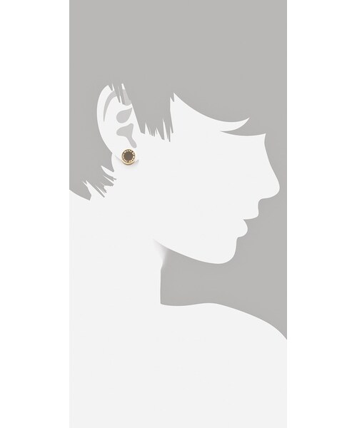 Marc by Marc Jacobs（マークバイマークジェイコブス）の「Marc by Marc Jacobs Logo Disc Stud Earrings（ピアス（両耳用）・Cream/Black (Oro)・One Size）」の16枚目の写真