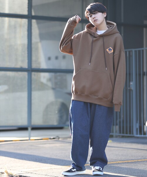 BOYSHE（ボーイシー）の「イエローストーン裏起毛フード パーカー