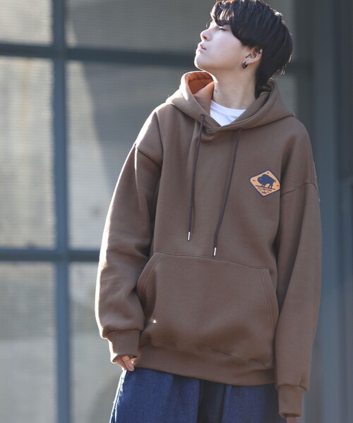 BOYSHE（ボーイシー）の「イエローストーン裏起毛フード パーカー