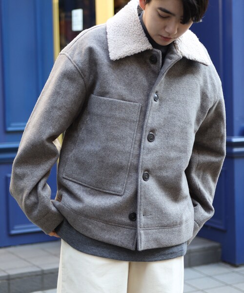 BOYSHE（ボーイシー）の「フリースカラーブルゾンジャケット（ブルゾン・レディース・その他）」の11枚目の写真