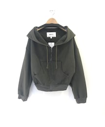 no brand（ノーブランド）の「00○○　コットンボアフォールパーカー KHAKI　ショート / 2010-202（パーカー）」