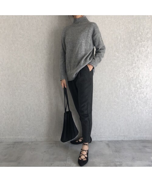 copine（コピン）の「きれいめにもカジュアルにも！タック入りテーパードパンツ【クリックポスト対象商品】（その他パンツ・レディース・その他）」の8枚目の写真