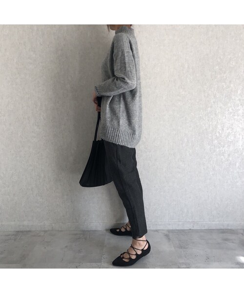 copine（コピン）の「きれいめにもカジュアルにも！タック入りテーパードパンツ【クリックポスト対象商品】（その他パンツ・レディース・その他）」の9枚目の写真