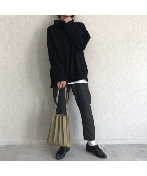 copine（コピン）の「きれいめにもカジュアルにも！タック入りテーパードパンツ【クリックポスト対象商品】（その他パンツ・レディース・その他）」の3枚目の写真