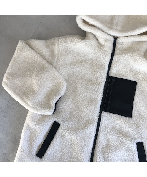 copine(コピン)の「大人カジュアル!ボアフードロングコート(その他アウター・レディース・その他)」の14枚目の写真