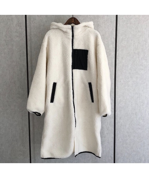 copine(コピン)の「大人カジュアル!ボアフードロングコート(その他アウター・レディース・その他)」の12枚目の写真