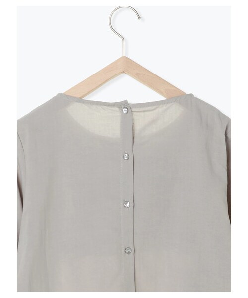 ehka sopo（エヘカソポ）の「≪USED≫スクエア刺繍ブラウス（トップス・ブラウン/ミント・F）」の6枚目の写真