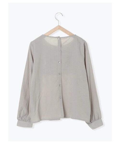 ehka sopo（エヘカソポ）の「≪USED≫スクエア刺繍ブラウス（トップス・ブラウン/ミント・F）」の2枚目の写真