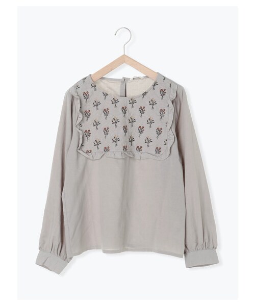 ehka sopo（エヘカソポ）の「≪USED≫スクエア刺繍ブラウス（トップス・ブラウン/ミント・F）」の11枚目の写真