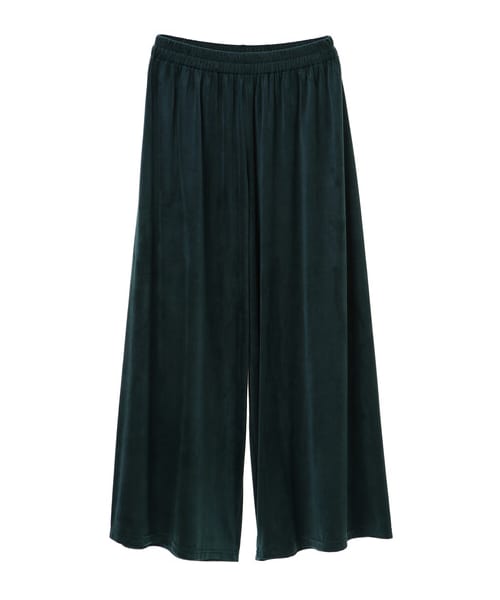 Green Parks(グリーンパークス)の「・RAY CASSIN ベロアコールワイドパンツ(パンツ・ブラック/グレーベージュ/グリーン/ブルー・F)」の11枚目の写真