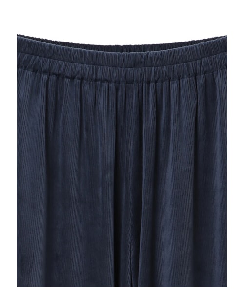 Green Parks(グリーンパークス)の「・RAY CASSIN ベロアコールワイドパンツ(パンツ・ブラック/グレーベージュ/グリーン/ブルー・F)」の6枚目の写真