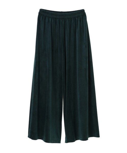 Green Parks(グリーンパークス)の「・RAY CASSIN ベロアコールワイドパンツ(パンツ・ブラック/グレーベージュ/グリーン/ブルー・F)」の15枚目の写真