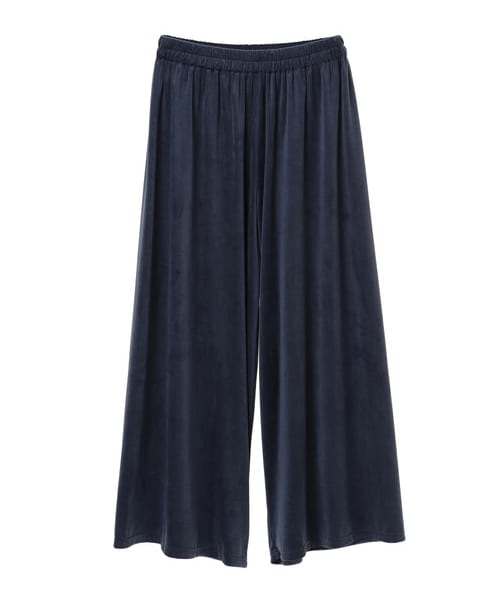 Green Parks(グリーンパークス)の「・RAY CASSIN ベロアコールワイドパンツ(パンツ・ブラック/グレーベージュ/グリーン/ブルー・F)」の12枚目の写真