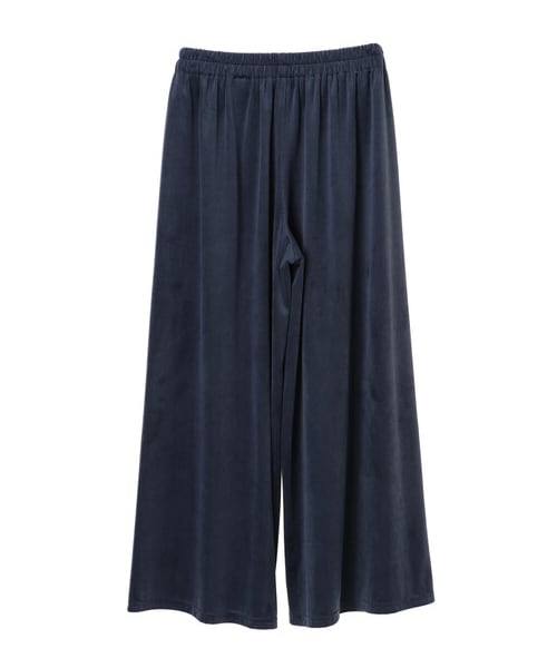 Green Parks(グリーンパークス)の「・RAY CASSIN ベロアコールワイドパンツ(パンツ・ブラック/グレーベージュ/グリーン/ブルー・F)」の5枚目の写真