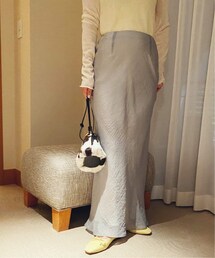 EDIT. FOR LULU（エディットフォールル）の「《予約》シルクナイロン シアーバイアススカート（その他）」