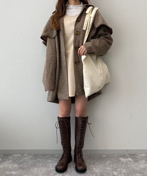 美品】あいねねコラボ SETワンピース グレージュ Heather - メルカリ