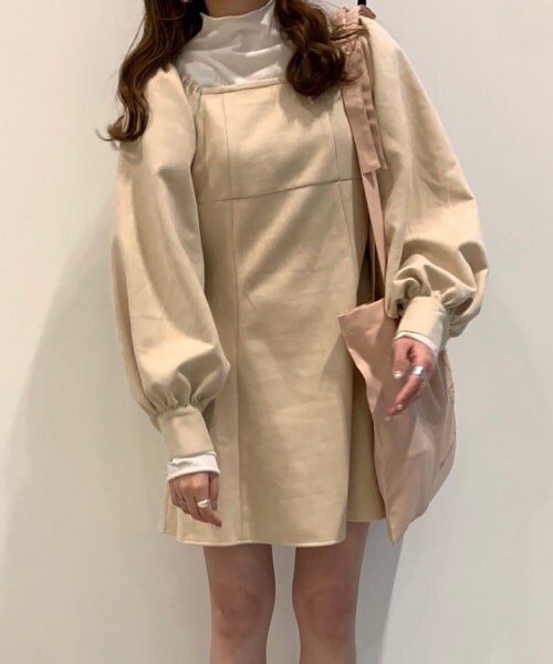 Heather（ヘザー）の「あいねねインナーツキミニワンピース【一