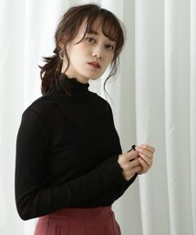 frames RAY CASSIN（フレームスレイカズン）の「【WEB限定】シアープルオーバー×キャミセット（トップス）」