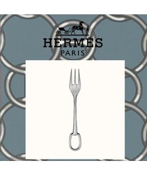 美品】HERMES エルメス デザートフォーク ステンレススティール SS