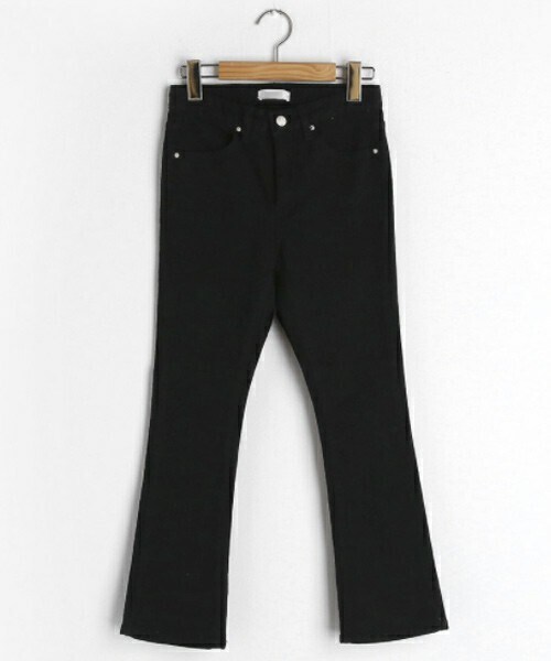 DHOLIC（ディーホリック）の「裏起毛ブーツカットパンツ（その他パンツ・レディース・ホワイト/ブラック/その他・S/M/L）」の2枚目の写真