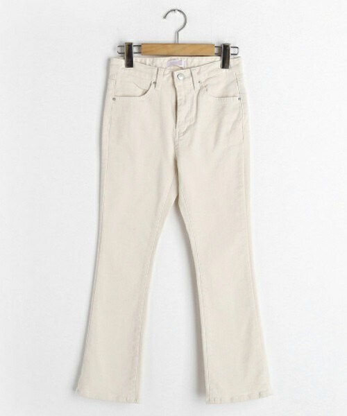 DHOLIC（ディーホリック）の「裏起毛ブーツカットパンツ（その他パンツ・レディース・ホワイト/ブラック/その他・S/M/L）」の3枚目の写真