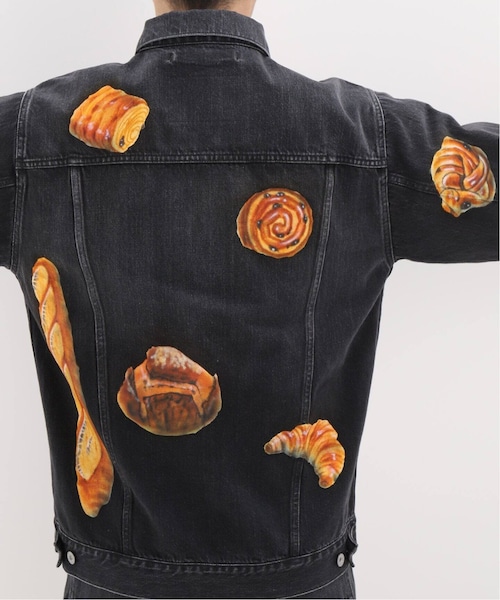 WISM（ウィズム）の「FOOD HAND-PAINTED DENIM JACKET（ジャケット/アウター・ブラック/M/残り1点/L）」の17枚目の写真