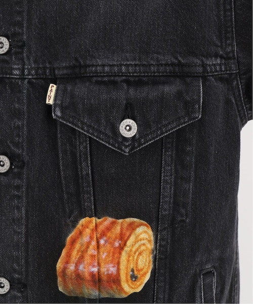 WISM（ウィズム）の「FOOD HAND-PAINTED DENIM JACKET（ジャケット/アウター・ブラック/M/残り1点/L）」の11枚目の写真