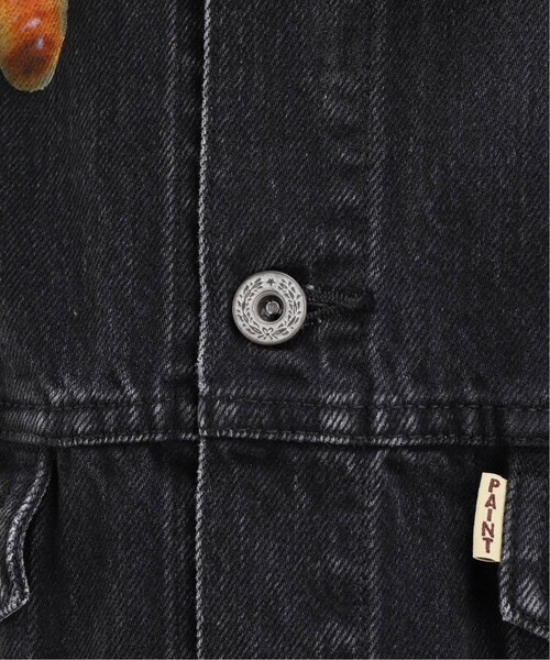 WISM（ウィズム）の「FOOD HAND-PAINTED DENIM JACKET（ジャケット/アウター・ブラック/M/残り1点/L）」の13枚目の写真