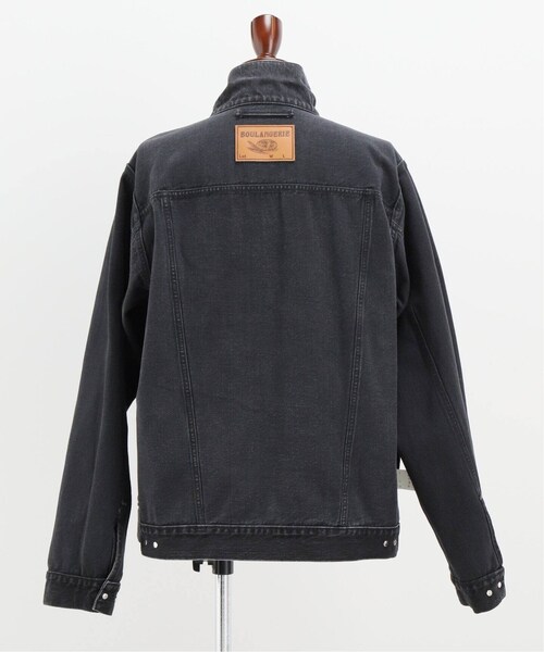 WISM（ウィズム）の「FOOD HAND-PAINTED DENIM JACKET（ジャケット/アウター・ブラック/M/残り1点/L）」の19枚目の写真
