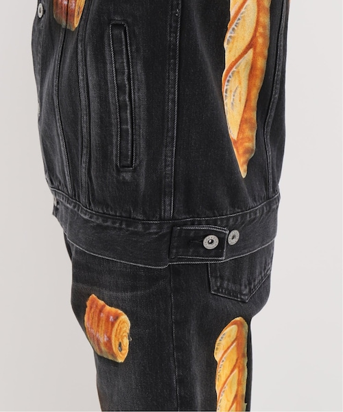 WISM（ウィズム）の「FOOD HAND-PAINTED DENIM JACKET（ジャケット/アウター・ブラック/M/残り1点/L）」の15枚目の写真