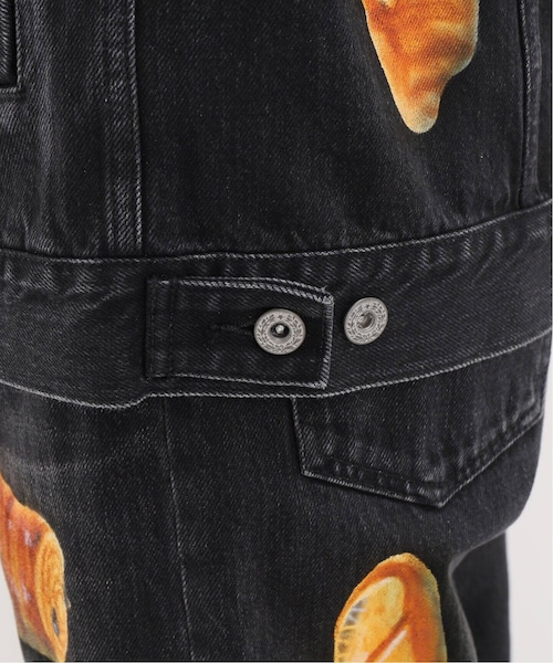 WISM（ウィズム）の「FOOD HAND-PAINTED DENIM JACKET（ジャケット/アウター・ブラック/M/残り1点/L）」の16枚目の写真