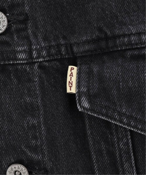 WISM（ウィズム）の「FOOD HAND-PAINTED DENIM JACKET（ジャケット/アウター・ブラック/M/残り1点/L）」の12枚目の写真
