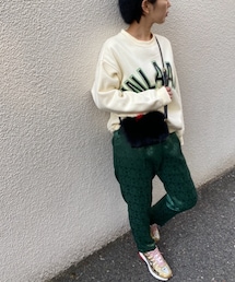 ボーダーズアットバルコニー⭐️定価47300円 デニムテーパードパンツ 36 BORDERS at BALCONY ボーダーズアットバルコニー パンツ 36