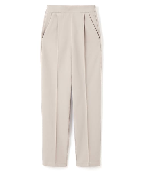 GRL（グレイル）の「センタープレステーパードニットソーパンツ（その他パンツ・レディース・ブラウン/ブラック/アイボリー/くすみパープル・S）」の2枚目の写真