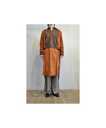 RehersalL | M55トリミングシャツワンピース(ワンピース)