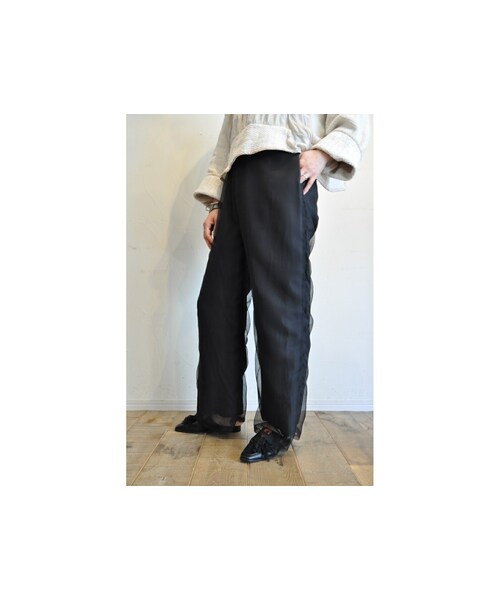RehersalL（リハーズオール）の「メッシュパンツ（その他パンツ・レディース・ブラウン/レッド/ブルー/ブラック/イエロー・one）」の2枚目の写真