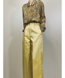 USED | Dejavu classical  dull color design shirt-1532-11(シャツ/ブラウス)